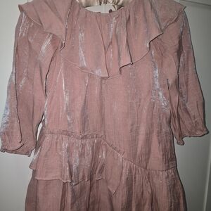 Kids 6T- Zara Mauve Dress with Subtle Shine
